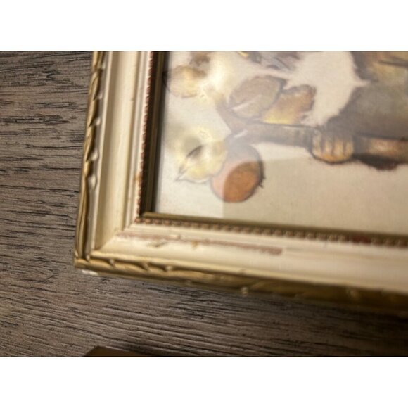 Vintage Hummel Style Boy & Girl Framed Prints 6x4.5 Inches - Picture 4 of 6